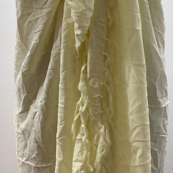 Rama 100% Rayon 2pc Beach Sarong & Top With Fringe Trim. New With Tags - Picture 7 of 8